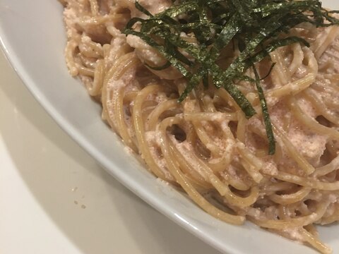 全粒粉パスタ★たらこクリーム